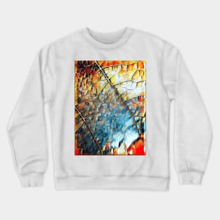 Oil Leaf 001 Crewneck Sweatshirt